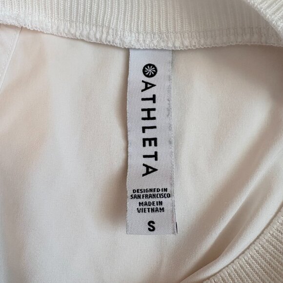 Athleta Women's Zypher Refined Crew Neck Tank‎ White Size S - Picture 3 of 5